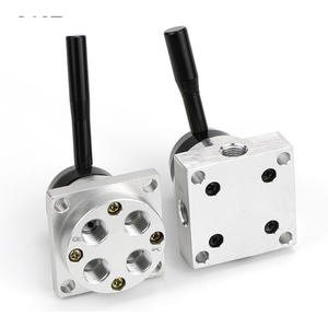 Vanne de commande manuelle pneumatique à trois positions et quatre voies K34R6-8/K34R6-8D/K34R6-8L, structure à bille haute température - Product Image 3