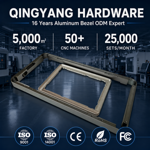 กรอบอะลูมิเนียมสีดำด้านแบบกำหนดเอง ผลิตด้วยเครื่อง CNC สำหรับจอแสดงผลอุตสาหกรรมขนาด 15 22 <span class=keywords><strong>32</strong></span> นิ้ว จากผู้ผลิตแผงจอภาพ - Product Image 6