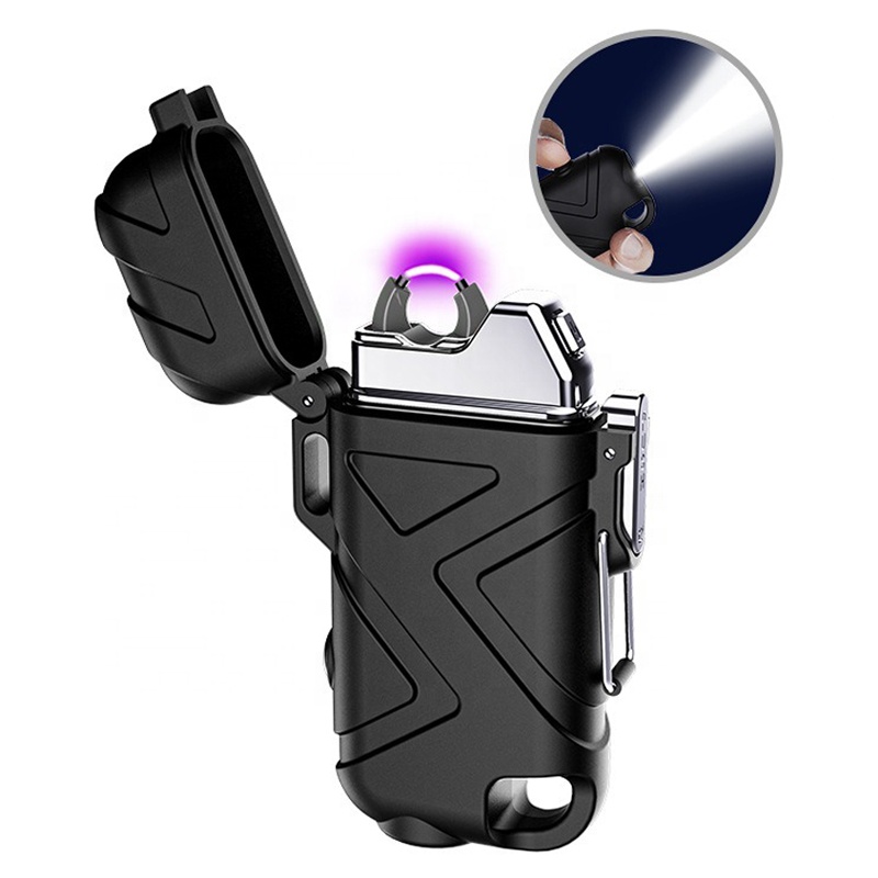 2025 Rechargeable Waterproof Electronic Cigarette Lighter Custom Logo Outdoor Camping Lighting Accessories