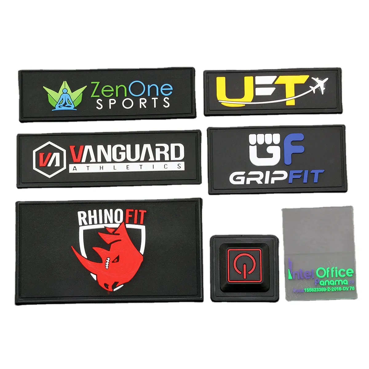 Kualitas Tinggi Logo Kustom Desain Lembut Karet Patch PVC Logo Label untuk Garmen/Tas