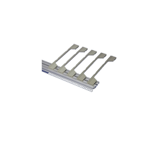 Rail de guidage RDEKONO Schroff avec codage pour CompactPCI VME, rails de guidage en plastique PCB 160 220 mm