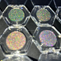 Nouvelle tendance caméléon yeux maquillage plaque unique bricolage ombre à paupières Chrome haute paillettes holographique multichrome fard à paupières Palette