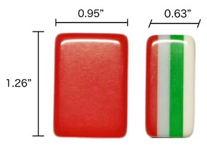Mahjong et cartes de <span class=keywords><strong>poker</strong></span> en acrylique de luxe modernes à quatre couches, design personnalisé, durables et écologiques, portables pour les jeux de <span class=keywords><strong>casino</strong></span> et familiaux - Product Image 6
