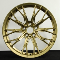 Rines Dorados Personalizados SRD de 15-20 Pulgadas 5x114.3/120/112 para BMW, Audi, Porsche GT, Dodge SRT, GR86, Nissan