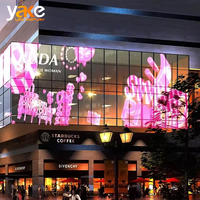 Film LED Transparent et Flexible Yake, Holographique 3D, Affichage Publicitaire LED Adhésif pour Vitrine, Écran LED Super Fin
