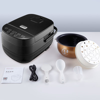 Appareil de cuisine électrique en plastique OEM en gros, logo personnalisé, chauffage par induction numérique intelligent, pot intérieur antiadhésif