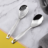 Mini outils de cuisson en acier inoxydable petite spatule de cuisson cuillère ovale louche à soupe