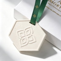 Diffuseur d'arômes en pierre de gypse personnalisé avec logo, désodorisant suspendu pour voiture, diffuseur d'aromathérapie pour la maison et la garde-robe