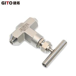 Vanne à aiguille forgée NF en acier inoxydable SS316L, haute température, haute pression 6000 PSI, monobloc pour gaz, huile, eau, applications pneumatiques - Product Image 2