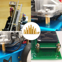 Entretoises hexagonales mâles et femelles en laiton M3 M4 M5 M6 pour carte mère, colonnes filetées hexagonales, vis d'entretoise pour carte PCB