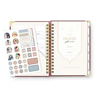 Journal de prière chrétien inspiré Grace pour femme avec logo personnalisé et impression à couverture rigide