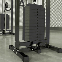 Máquina de Gimnasio Ajustable Unisex Más Vendida, Equipo de Fitness de Acero, Estación de Fuerza, Power Rack, Cable Crossover, Hecho de Hierro y Metal