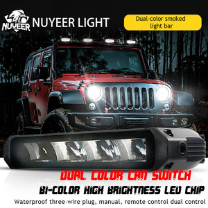 Thanh đèn <span class=keywords><strong>LED</strong></span> chiếu sáng hai màu NUYEER không cần ốc vít, dành cho xe địa hình, xe ATV, đèn <span class=keywords><strong>LED</strong></span> thanh 4x4, thanh đèn <span class=keywords><strong>LED</strong></span> 10 inch, đèn địa hình - Product Image 3