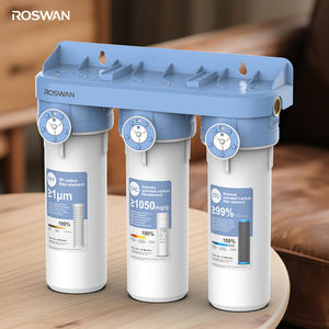 <span class=keywords><strong>Kit</strong></span> de filtre purificateur d'eau OEM 10 pouces à 3 étages <span class=keywords><strong>Triple</strong></span> PP GAC CTO pour réfrigérateur de voiture domestique RV Filtre à eau extérieur-Manuel - Product Image 1