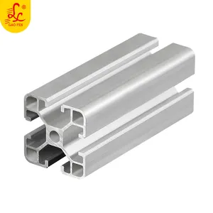 T-חריץ אלומיניום שחול 4040 תעשייתי aluminio מסגרת מסלול 40x40 t חריץ שחול אלומיניום פרופיל