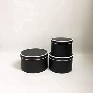 Scatola Cilindrica di Lusso in Cartone per Confezioni Floreali, Scatole Regalo Rotonde con Coperchio per Fioristi - Product Image 3