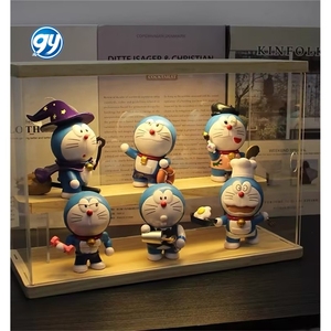 หุ่นฟิกเกอร์ตัวการ์ตูนอะนิเมะโดราเอม่อนโนบิตะชิซึกะทำมือตกแต่งเค้กโมเดลรถของเล่นของขวัญวันเกิดเด็ก1ชุด - Product Image 2