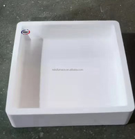 Nouveau creuset en quartz cylindrique en forme de coupelle à haute teneur en Al2O3 pour l'industrie des laboratoires, les fours, les fours à arc et les fours de fusion résistants à la température, de haute précision