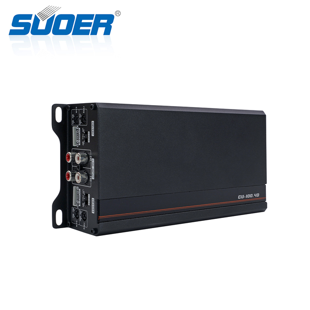 Suoer CU-100.4 Car Audio 4*100w Car Stereo Amplifier Class D Amplifier Car