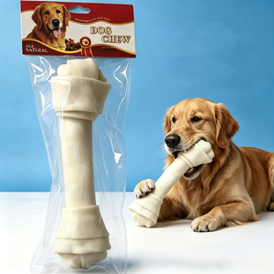 Os à mâcher pour chien, 3 tailles disponibles (6 cm mini, 12 cm noués, 20 cm longs), ingrédients entièrement naturels, nettoyage des dents et élimination du tartre - Product Image 1