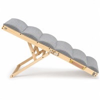 Rampe pour chien pour lit ou canapé, pour chiens de petite à grande taille, rampe pliable pour que les chiens puissent monter sur le lit, 4 hauteurs réglables