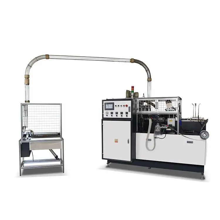Machine d'impression automatique à échelle de petite entreprise pour la fabrication de gobelets en papier faisant la ligne de production de machines