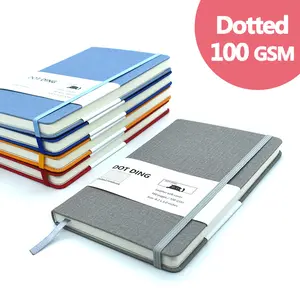 A5 mermi noktalı dergi planlayıcısı ciltli defter 100 GSM 160 sayfalar günlüğü ofis ve okul not defteri malzemeleri kırtasiye