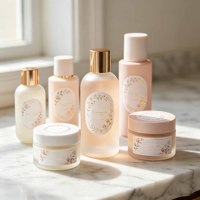 Autocollant de parfum transparent personnalisé imperméable, résistant à l'alcool, étiquette BOPP, impression UV, logo et taille personnalisés, vente en gros OEM