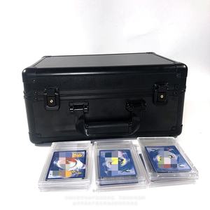Hot Sale Durable Black Plastic Custom Size Graded Card Storage <b>Case</b> for TCG Cards Collection - Product Image 5