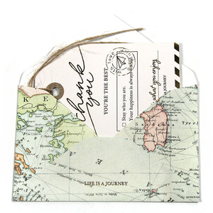 Thiệp Mời Tắm Em Bé Phong Cách Bản Đồ Thế Giới Lời Chào Một Cách Độc Đáo Thiệp Chúc Mừng Bán Sỉ Kèm Envolpe - Product Image 1