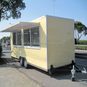 Camión de Comida Móvil JX-FS580 con Estructura de Aluminio y Acero Inoxidable, Furgoneta Cantina para Venta de Snacks, con 1 Año de Garantía - Product Image 2