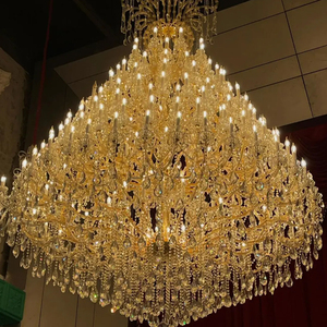 <span class=keywords><strong>Lustre</strong></span> en cristal K9 moderne et européen de luxe <span class=keywords><strong>pour</strong></span> le salon, le hall de l'hôtel, la villa, l'intérieur, avec télécommande, hauteur réglable - Product Image 3