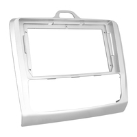 Podofo 2 Din 9 pouces autoradio stéréo cadre tableau de bord garniture pour Ford/Focus 2004-2011