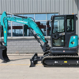 Mini excavadora SUNWARD SWE35UF, excavadora de cadenas usada, precio bajo, envío gratis, nuevo modelo, hidráulica, agrícola - Product Image 2