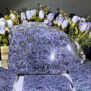 Bán buôn tự nhiên chất lượng cao Chakra iolite với màu xanh lá cây Tourmaline tinh thể nguyên slab cho bộ sưu tập - Product Image 3