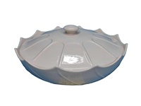 Bols à soupe en porcelaine blanche gaufrée avec couvercle, résistants à la chaleur, en céramique, pour la maison, la cuisine, ou comme cadeau