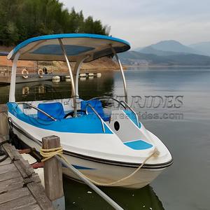 Fournisseur de la Chine Nouveau design 5 passagers de loisirs électrique bateau en fibre de verre pour <span class=keywords><strong>parc</strong></span> aquatique - Product Image 5