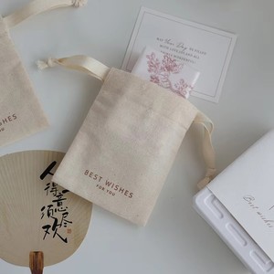 Sac cadeau en coton personnalisé, sac à chaussures et vêtements, sac en toile de coton anti-poussière avec cordon de serrage et impression de logo personnalisé - Product Image 6