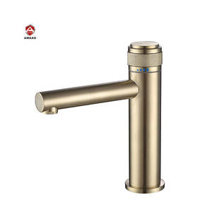 <span class=keywords><strong>AMAXO</strong></span> — mitigeur de lavabo à bouton poussoir, robinet en or brossé pour salle de bains, nouveau Design - Product Image 1