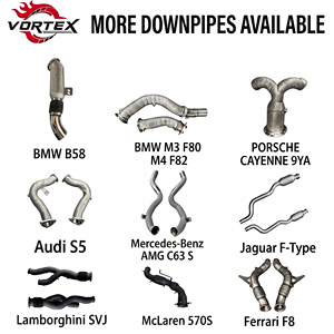 Sistema de Escape Catback con Válvulas Vortex SS304 para Jaguar F-Type 3.0T V6 5.0T V8 X152 2013-2024, Kit de Ajuste Directo para Carreras - Product Image 5