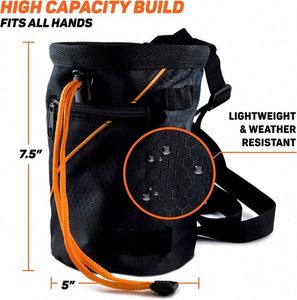 Échantillon Gratuit : Sac à Craie pour Escalade et Bouldering avec Clip de Ceinture Rapide et 2 Grandes Poches Zippées - Product Image 5