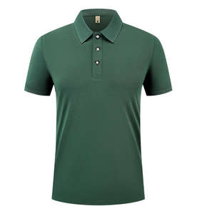 BSCI OEM alta calidad barato al por mayor nuevo estilo de moda de manga corta por encargo Negro hombres Polo camiseta - Product Image 4