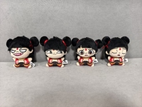 Vente en gros 10cm Anime étoile rouge Nezha peluche porte-clés Super doux moelleux pendentif poupée pour enfants maille pour cadeau d'anniversaire pour enfants