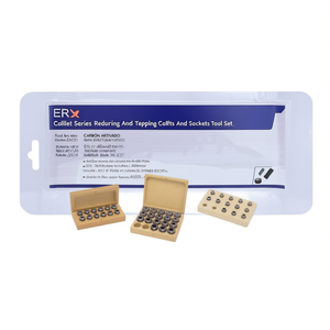 Ensemble d'outils de réduction et de taraudage Erx Collet Series, comprenant des pinces et des douilles - Product Image 2