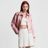 Original Femme Porter Bomber Bomber Vol pour Dames Faux Cuir Bomber Coupe-Vent pour Femme Aviateur Sergé Veste