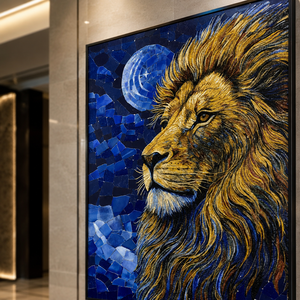 Mosaïque murale en verre de Marseille - Style européen écologique résistant à l'eau pour la décoration intérieure de la chambre, du salon et de l'hôtel - Product Image 3