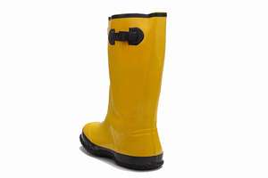 Bottes imperméables <span class=keywords><strong>en</strong></span> caoutchouc Chaussures d'extérieur Couvre-chaussures de travail jaune - Product Image 4