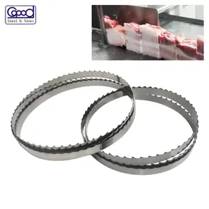4 TIP cutting Frozen Meat Blocks sawing band saw blade for butcher cutting