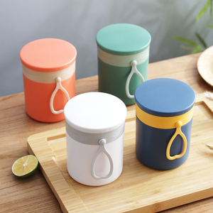 16oz Mini Lunch Box Double Wall Insulated Bento Bowl Stainless Steel Office School Vacuum Leak Proof Lunchbox