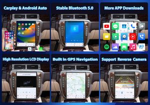 Radio estéreo para coche <span class=keywords><strong>Android</strong></span> 13 de 13,8 pulgadas para GMC YUKON/Chevy Suburban Tahoe 2007-2013 Carplay navegación GPS reproductor de vídeo Multimedia - Product Image 3